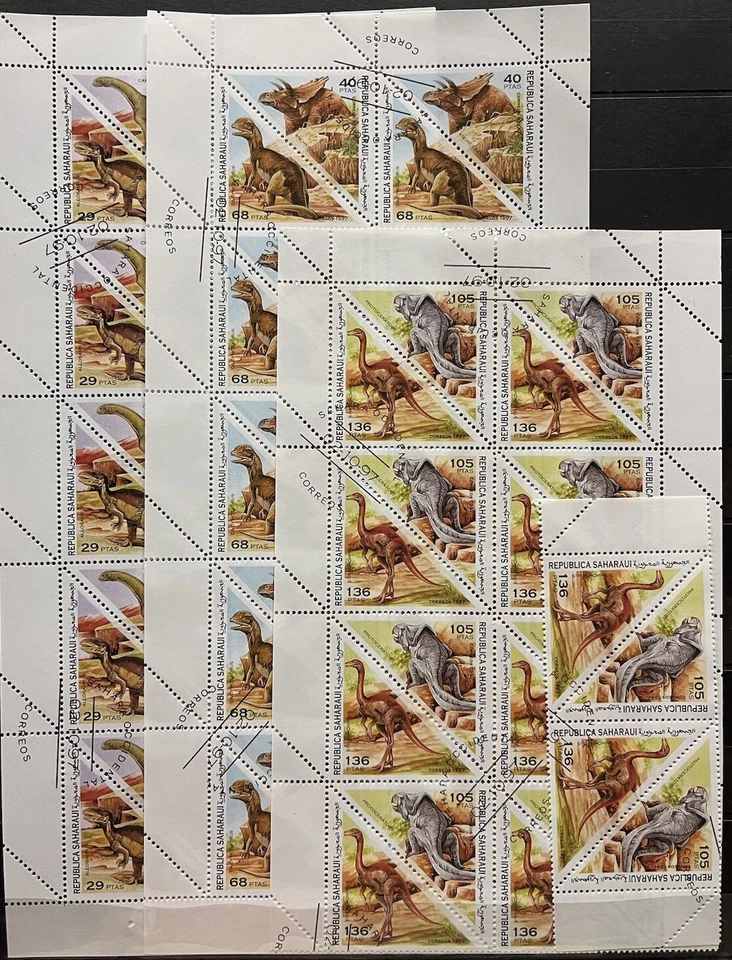 10x Dinosaurs / Reptiles  - stamps - CTO   D117 - Image 1 of 1