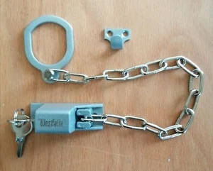 Türkette beidseitig abschließbar Westfalia ohne Bohren der Türe Türsicherung - Bild 1 von 5