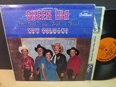 Queen Ida: New Orleans (strongVG++ GNP Crescendo, US LP) Zydeco Foto 1 de 4
