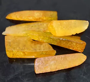 650 Ct Lot 100% Trusted Natural Yellow Sapphire Rough Certified Loose Gemstone - Picture 1 of 10