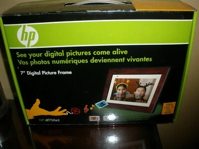 HP 7" Digital Picture Frame HP df750a2 Opened but NEW - Image 1 of 4