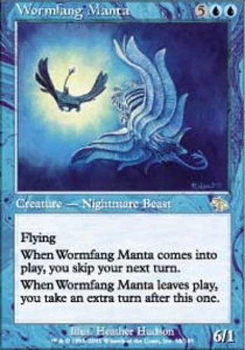 Wormfang Manta ~ Heavily Played Judgment MTG Magic UltimateMTG Blue Card - Image 1 of 1