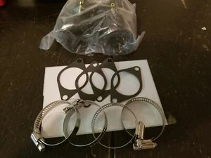 78-82 Yamaha XS1100 XS11 XS XJ 1100 4x carb Intake boots with gasket & clamps - Picture 1 of 7