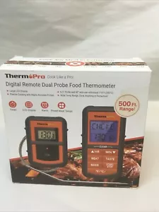 ThermoPro TP-07B Wireless Remote Digital Cooking Meat Thermometer 500 Ft. Range - Picture 1 of 5