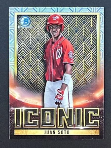 JUAN SOTO 2023 Bowman Chrome Iconic #BI-14 San Diego Padres - Picture 1 of 2