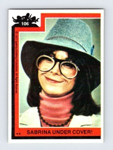 SABRINA Kate Jackson 1977 Topps Charlie Angels Trading Card #106 B148