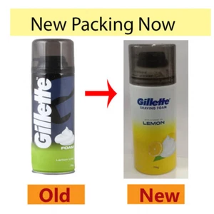Gillette Lemon Lime Foamy Shaving Cream - 196 Gram | Clean Face - Bild 1 von 7