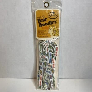 Vtg 1980 Goody Shoelace Hair Doodles #9547 Tennis Jogging Theme - Picture 1 of 5