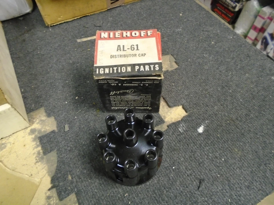 NIEHOFF DISTRIBUTOR CAP AL-61 FITS PLYMOUTH 8 CYL V8 MODELS! NEW RARE ITEM!  - Image 1 of 1