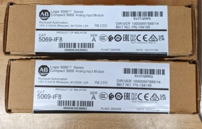 New Allen-Bradley AB 5069-IF8 Compact 5000 Analog Input Module 5069IF8 - Image 1 of 2