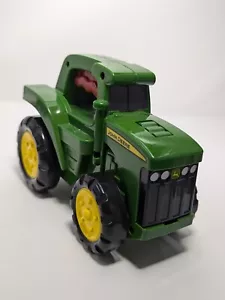 John Deere Roll N Go Toy Tractor Flash Light with Sound by Learning Curve - Picture 1 of 7