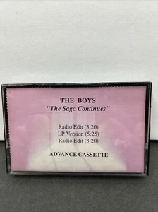THE BOYS THE SAGA CONTINUES 1992 MOTOWN ADVANCED PROMO CASSETTE R&B NEW JACK - Picture 1 of 5