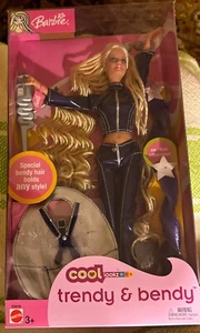 MATTEL BARBIE 2003 "TRENDY & BENDY" COOL LOOKZ DOLL #C0419 - NRFB - Picture 1 of 4