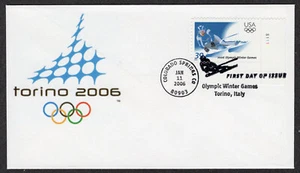 2006 Torino Winter Olympics (3995) - ACE423 Carruthers Hays FDC NZ210 - Picture 1 of 1