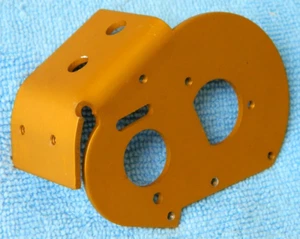 Clean Vintage Associated RC10 Gold Pan Motor Mount Plate - Picture 1 of 8