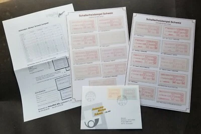 Switzerland 1990 ATM FDC (Frama Label stamp) MNH *rare - Image 1 of 4