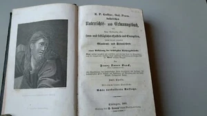 Katholisches Unterrichts und ERbauungsbuch von Franz Xaver Steck / Tübingen 1860 - Bild 1 von 11
