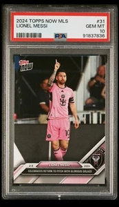 Lionel Messi PSA 10 2024 MLS TOPPS NOW #31 Return To Pitch Golazo Inter Miami - Picture 1 of 2