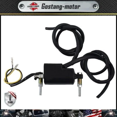 ✅12 В двухпроводная катушка зажигания подходит для Honda Kawasaki Yamaha Suzuki CB KZ XS GS - Изображение 1 из 4