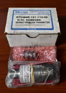 Metrix ST5484E-121-113-00 Seismic Vibration Transmitter - Picture 1 of 1