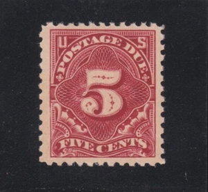 US J64 5c Postage Due Mint VF-XF OG NH SCV $32.50 - Picture 1 of 2