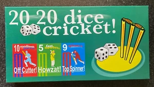 20 20 DICE CRICKET! BOARD GAME BY REGENT SPORT (COMPLETE) - Picture 1 of 8