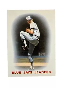 Excellent: Vintage 1986 topps Blue Jays Leaders Toronto Blue Jays Card - Picture 1 of 2
