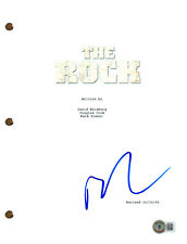 Nicolas Cage Signed Autograph The Rock Movie Script Full Screenplay Beckett COA