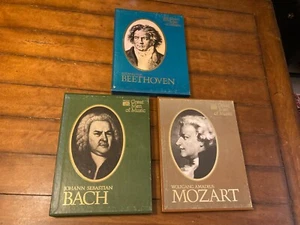 Lot Time Life Great Men of Music Bach Beethoven Mozart 4 Cassettes Each - Picture 1 of 8