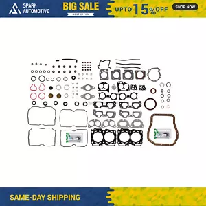 Full Gasket Set Fit 04-11 Subaru Impreza Legacy Forester Outback 2.5L EJ25 SOHC - Foto 1 di 8