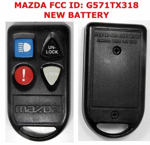 OEM COMO NUEVO Mazda 1995 1996 1997 98 Miata Protege mando a distancia sin llave llavero G571TX318 - Imagen 1 de 2