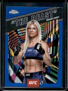2025 Topps UFC Chrome Manon Fiorot también conocido como refractor azul #/150 - Imagen 1 de 2