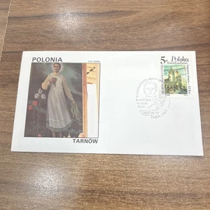 BUSTA PRIMO GIORNO FDC VINTAGE COLLEZIONE POLONIA TARNOW  - Picture 1 of 2