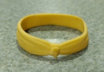 Diadema amarilla Marx Johnny West Geronimo versión goma años 60-70 pequeña lágrima Foto 1 de 4