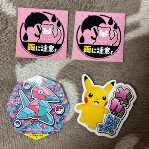 4er Set Pokemon Sticker - Bild 1 von 1