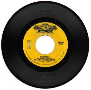 LOLEATTA HOLLOWAY-GOLD MIND 4000 70'S SOUL 45 RPM DREAMIN'/WORN OUT BROKEN HEART - Bild 1 von 2