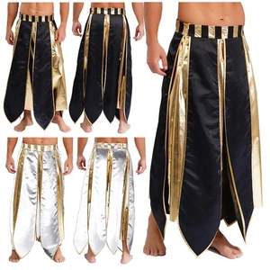 Men Adult Egypt King Egyptian Pharaoh Costume Fancy Dress Ancient Pant Halloween - Picture 1 of 34