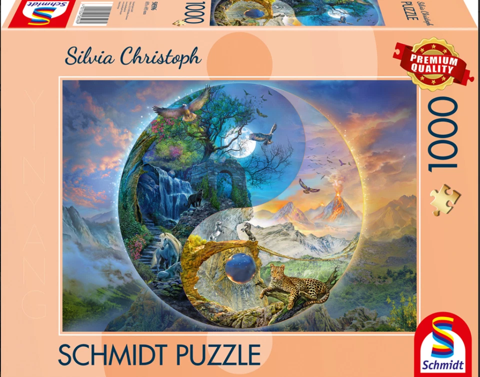 SCHMIDT 1000 PIECE PUZZLE YIN & YANG: MOUNTAIN WORLD 2025 *PRE ORDER* CHECK OUT! - Image 1 of 1