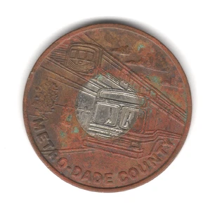 Gettone trasporto contea Metro Dade vintage - Foto 1 di 2