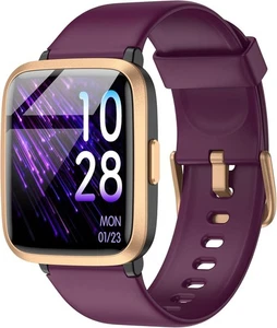 Fitness Activity Tracker Watch As Fitbit Heart Rate Monitor Pedometer For Women - Picture 1 of 3