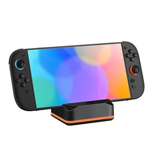 For Switch 2 Console Controllers Charging Dock With RGB Lights Portable Stand - Picture 1 of 7