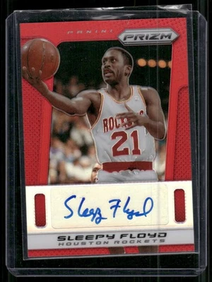 Sleepy Floyd 2013-14 Panini Prizm Red Prizm Parallel Auto Autograph #191 Rockets - Image 1 of 2