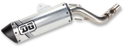Silenciador antideslizante DG Performance V2 aluminio acero inoxidable #071-2650 1821-1665 Foto 1 de 3