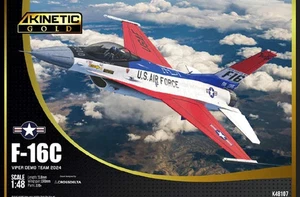 Kinetic 1/48 scale F-16C Viper Demo Team 2024 - K48107 Aircraft Kit - Picture 1 of 2
