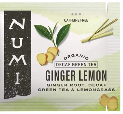 Té orgánico de jengibre y limón 97 bolsas de té descafeinado orgánico té verde jengibre limongra... Foto 1 de 3