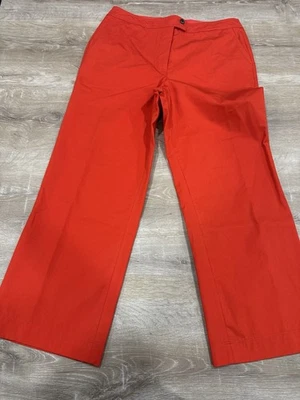 Boden Glorious British Style Wide leg NWT cropped pants Red Size US:10L UK:14L - Image 1 of 4