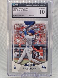 2024 Topps 50/50: Shohei Ohtani - Shohei Ohtani #75 - Foto 1 di 2
