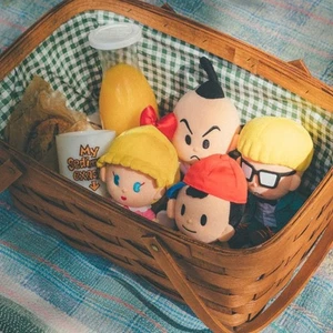 Mother2 Chosen Four Plush Set Hobonichi Mother Project EarthBound Official New - Picture 1 of 11