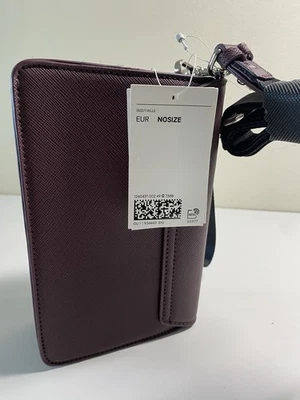 H&M Plum PU Leather Crossbody Bag with Detachable Strap NWT! - Image 1 of 4