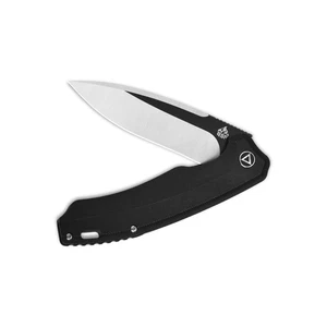 QSP Knives Woodpecker Frame Lock 116-D-II Knife M390 & Black Titanium - Picture 1 of 3